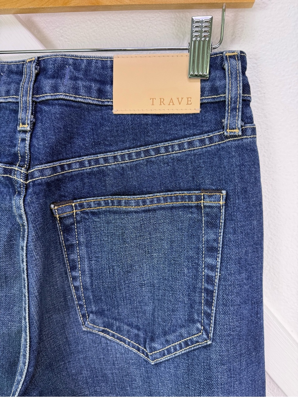 Trave Joan Wide Leg Jean In Wonderwall Size 27 Revolve Made In California - Picture 6 of 12